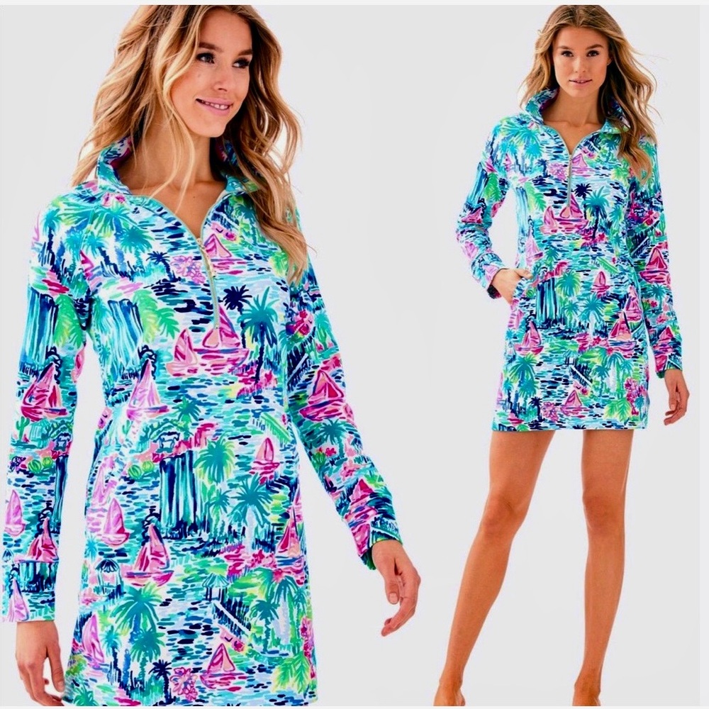 Lilly Pulitzer Skipper Dress Salt in The Air Size Medium